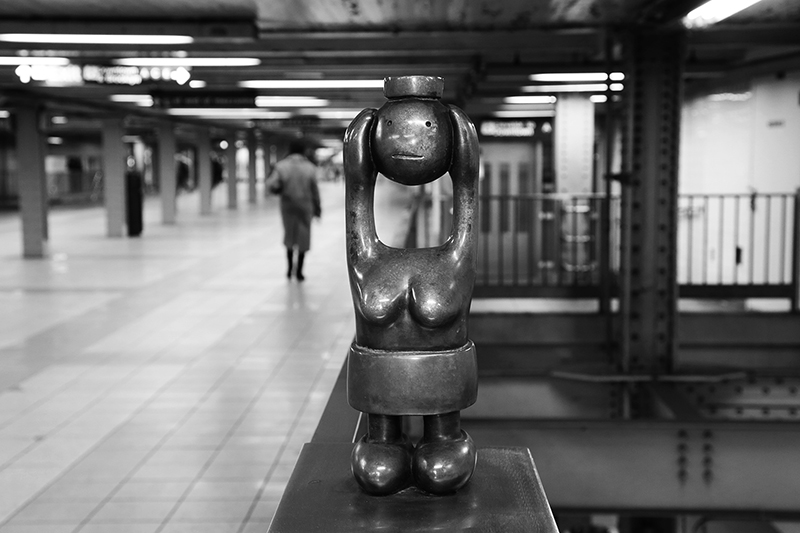 Subway Token Figures : Art : Subway : New York : Tom Otterness : New York : Personal Photo Projects :  Richard Moore Photography : Photographer : 